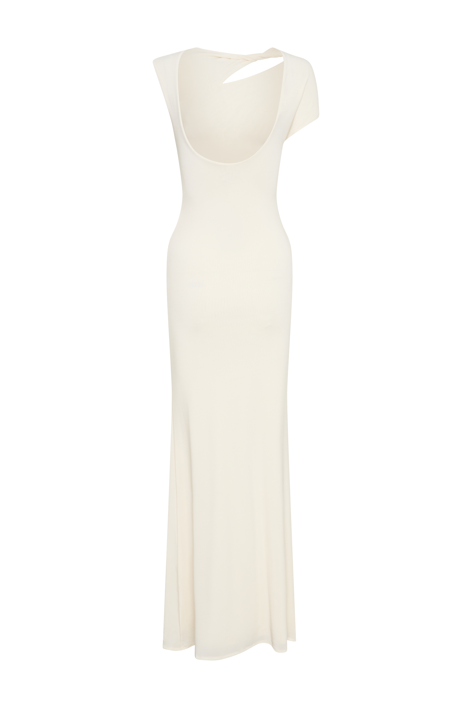 Ivonelle™ – Ivory Maxi Dress with Classic Cut