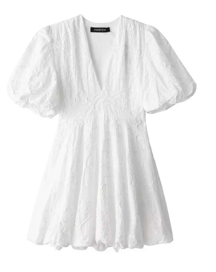 Soreli™ Nola Dress with Embroidered Flowers