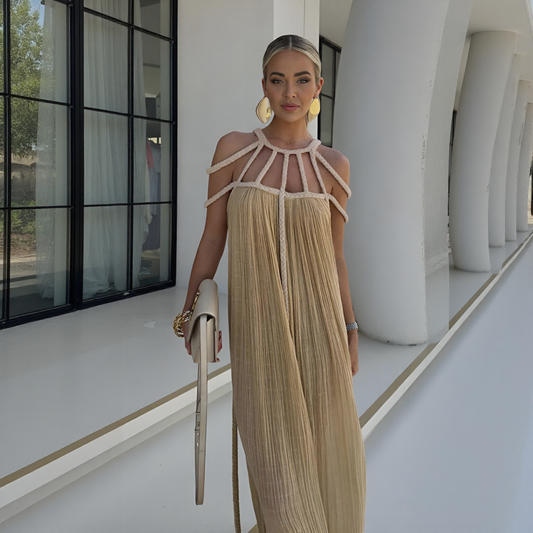 Nefira™ – Dress with Thin Straps and Open Back