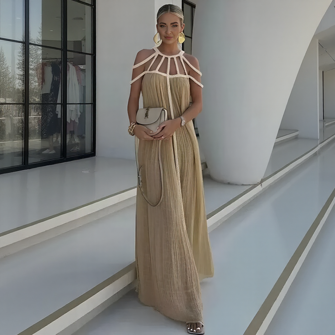 Nefira™ – Dress with Thin Straps and Open Back