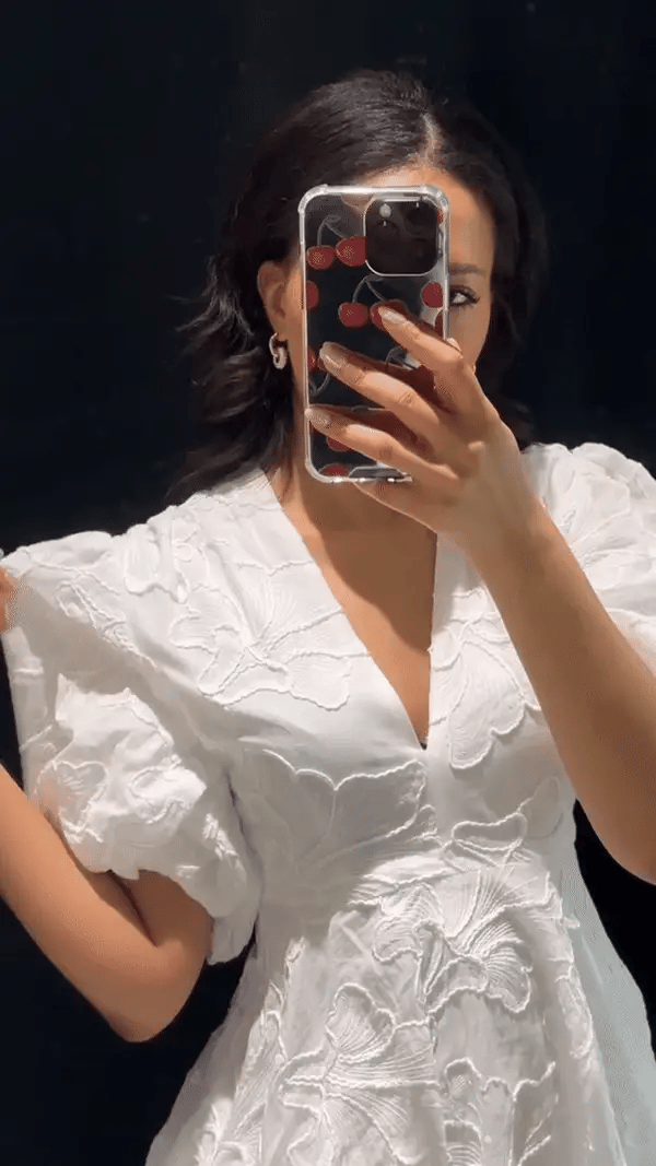 Soreli™ Nola Dress with Embroidered Flowers