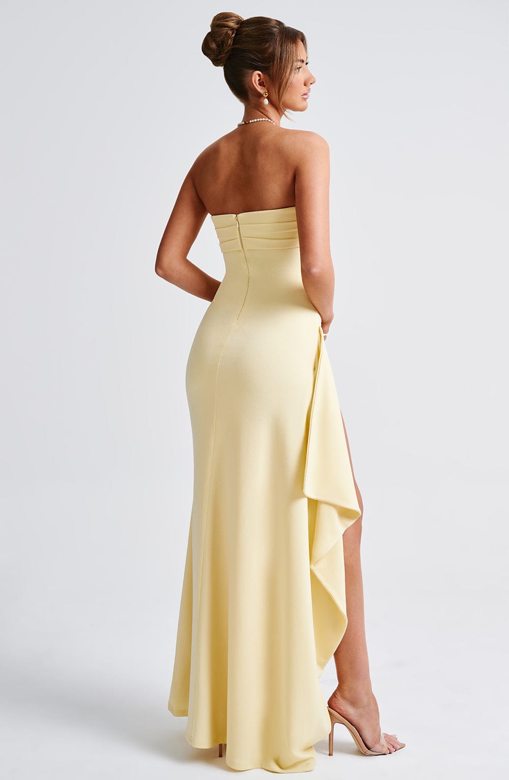 Vireli™ Elegant Lemon Maxi Dress